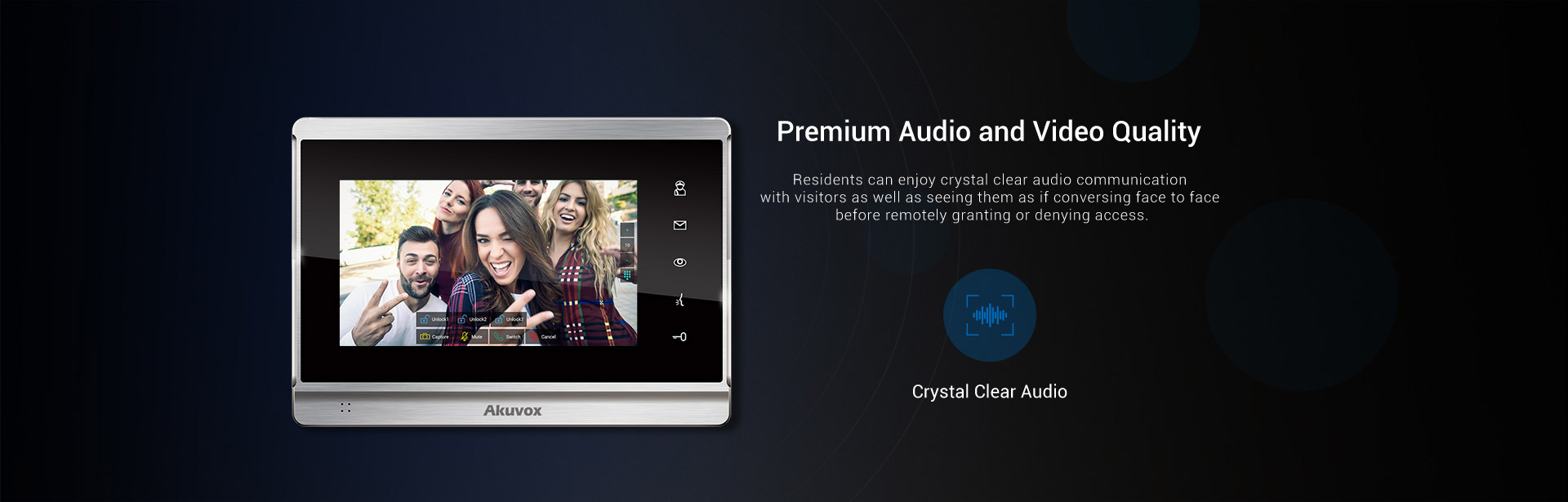 Akuvox IT82R / IT82W Premium Audio and Video Quality